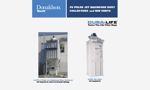 FS PULSE JET BAGHOUSE DUST COLLECTORS AND BIN VENTS