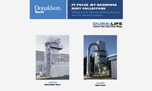 FT PULSE JET BAGHOUSE DUST COLLECTORS MODELS FTD AND FTP